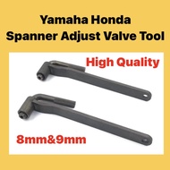 SPANAR YAMAHA HONDA VALVE TOOL SET 8/9 MM - SPANNER SPANA ADJUST SPANA SPANAR  ROCKER ARM SCREW ADJU