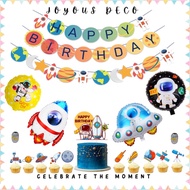 NASA Astronaut Space UFO Alien Galaxy Kids Angkasawan Planet Cute Special Birthday Party Decoration 