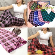 Poposy Checkered Cotton Pajama Pants For Women SleepWear