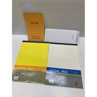 A4 Legal Pad , Short Hand Book & DL Envelope Set