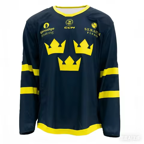 2026 New Players Sweden SHL Hockey Jersey 3D Print Trendy Unisex T-Shirt Sports Men's T-Shirt Childr