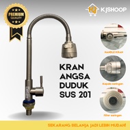 SUS 201 SITTING ANGSA FAUCET WASHBASIN FAUCET/