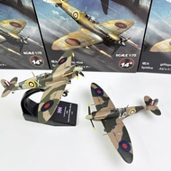 Model 1/72 ของเล่นตกแต่งเครื่องบินรบแบบจำลองโลหะสำหรับทหารอังกฤษในสงครามโลกครั้งที่สอง ของเล่นสำหรับ