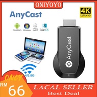 Anycast m100 4K Wireless Display TV Dongle Receiver WiFi Mirroring HDMI for Android IOS Laptop Devic