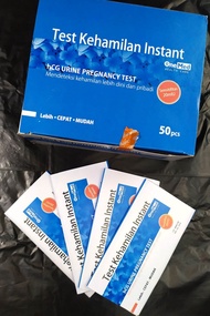 TES KEHAMILAN ONEMED 1BOX ISI 50pcs / HCG PP TEST STRIP PACK SENSITIF