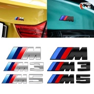 Metal 3D BMW M Sport Side Emblem Sticker Rear Badge Fender Logo Sporty Trim Decal for 1 3 5 7 Series
