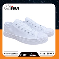 GIGA รองเท้าผ้าใบ รุ่น V-127+ สีขาว/สีดำ