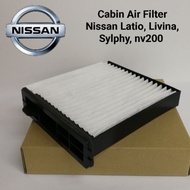 Cabin Air Filter Nissan Latio, Livina, Sylphy, Nv200 van