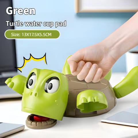 Hot Selling Turtle Coaster with Creative Quirky Desktop Decoration Pressing Staring Cute Funny Turtl