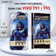 Vivo Y91 / Y95 / Y93 premium full screen tempered glass phone screen protector