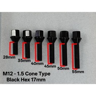 BMW Z3 E36 Z4 E85 E86 E89 Wheel Lug bolt , Extension Screw Rod Skru