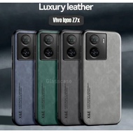 [LEATHER CASE] Iqoo Z7 / Z7x 5G | Sheepskin Texture Case | Vivo Iqoo Z7x 5G Casing | Vivo IqooZ7 5G 