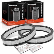 A-Premium 2-PC Engine Air Filter Compatible with Ford Mustang, GT40, Country Sedan, Custom, Fairlane