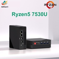 Aittact Mini PC AMD Ryzen5 7530U  Desktop Gaming Computer WIFI5 BT4.0 DDR4 Triple Display Dual LAN