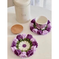 Handmade crochet coaster flower coaster crochet flower crochet bouquet TikTok trend
