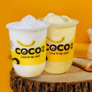 [CoCoYeYe] Med Original Coconut Shake + Med Jackfruit Coconut Shake + Topping (excl coco ice cream) [Redeem in Store]