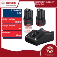 Bosch Starter Kit 12V Batter Pack 2 x GBA 12V 2.0Ah + Charger GAL 12V-40 - 1600A01B8Y