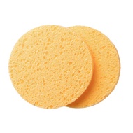 MORi Travel DJ-505 Wood Pulp Face Wash Sponge-Round Type (2pcs)