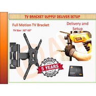 TV swivel bracket with Installation , up to 55" 40 Kg ( latest Model ) suitable for all brand TV , Vesa from 100 x 100 m