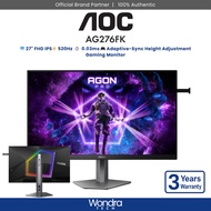 AOC AG276FK | 27" FHD | FAST IPS | 520Hz | 0.3ms | Adaptive-Sync | Height Adjustment Gaming Monitor