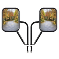 Doors Off Mirrors for Jeep Wrangler CJ YJ TJ JK JL & Unlimited, Wider Rearview Mirrors Square Door S