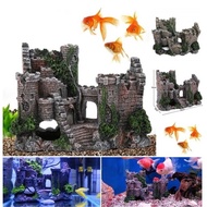 Fish Tank Aquarium Ancient Castle Decoration Landscaping Aquarium Ornament Decoration