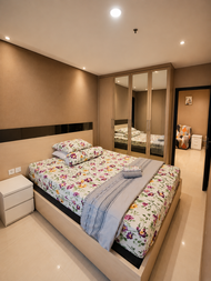 Apartemen 35 m² dengan 1 kamar tidur dan 1 kamar mandi pribadi di Pusat Kota Balikpapan (Apartemen B