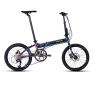 🔥Official SG RIFLE DISTRIBUTOR🔥 Model: RD10 9 Speed SHIMANO Foldable Aluminum Bike &lt;11+ KG | Oil Slick Paint | Delivery within 3 days