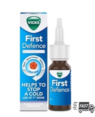 VICKS First Defence NASAL Spray like Betadine NASAL Spray Cold Defense kills Viruses and bacteria fast soothing relief anti bacterial Kids Adult Protection from Sickness Cold Flu Cough Throat first aid Medicine VICKS NASAL SPRAY 15ml Best Selling ON HAND