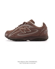 New Balance 204L Original Genuine Brown Retro Thin soled Shoes Reshape Urban Sports Aesthetics Fashi
