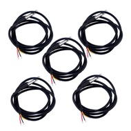 5PCS DS18B20 Temperature Sensor, Waterproof Temp Digital Thermal Stainless Steel Tube Probe 3M 118.1