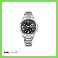 Citizen Eco-Drive Solar Day & Date 3 Hand Black BM8180-62E Men's Silver Watch