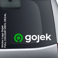 Sticker cutting logo gojek ojek online car motorbike