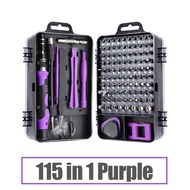 Computer Repair Kit 115 in 1 Magnetic Laptop Screwdriver Kit Precision Screwdriver Set Small Impact Screw Driver Set with Case