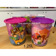 Tupperware One Touch OT Dug Dug and Wild Flower Canister 1.25L (2pcs)