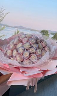 厄瓜多爾玫瑰-粉紫噴色