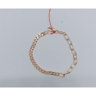 Gold bracelet model chain ks var chain large content 6k weight 1,91gr