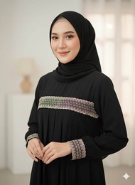 abaya salma wolfis abaya terbaru gamis wolfis renda gamis cantik
