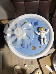 太空主題吊扇燈連太空人公仔