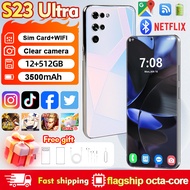 🔥SG Stock+Best Phone🔥2025 New S23Ultra Android Smart Octa-Core 5G+WIFI 6.8inch Mobile Phone 12+512G 