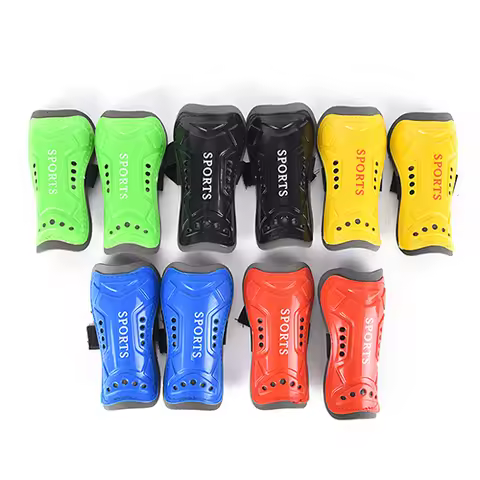 1 Pair 14*7*5cm Soccer Shin Guards Pads For Kids Football Shin Pads Leg Sleeves Soccer Shin Pads Kid