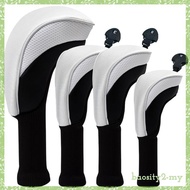 [BaositybbMY] Polyester Golf Club Head Covers Set for Driver 3 Wood 5 Wood Hybrid Golf Protector