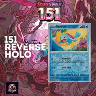 Pokemon TCG 151 English Water Type Reverse Holo Squirtle,Ivysaur