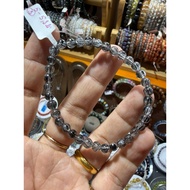 (A1)(5,3-5,4)Quality coaxial black hair bracelet in size 5,3-5,4mm