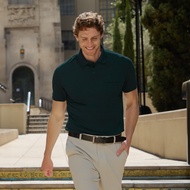 andar Men's Pique Short Sleeve Polo Shirt