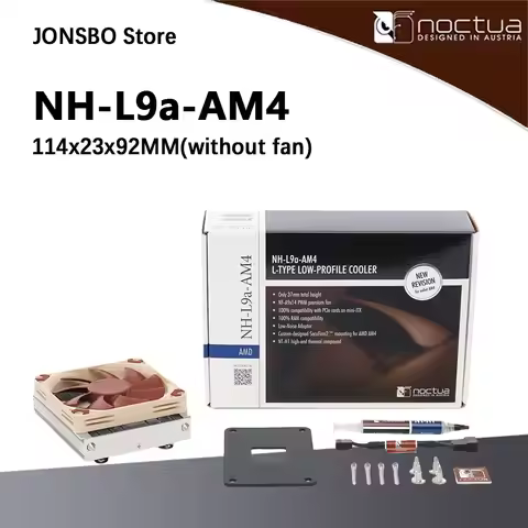 Noctua NH-L9a-AM4 92mm Fan AMD AM4 Platform CPU Cooler 37mm Height NH-L9a-AM4 Tower Radiator 6 Years
