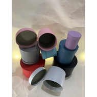 Round bloom box 1 package 3 boxes, D 7.5. D 8.5. D 11 x 12cm