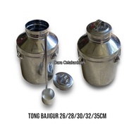 Dandang Bajigur 32 CM Stainless Tong wedang jahe bandrek sekuteng