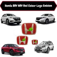 Honda BRV HRV Red Colour Logo Emblem