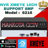 Nvr XMEYE 16CH ONVIF SUPPORT 8MP